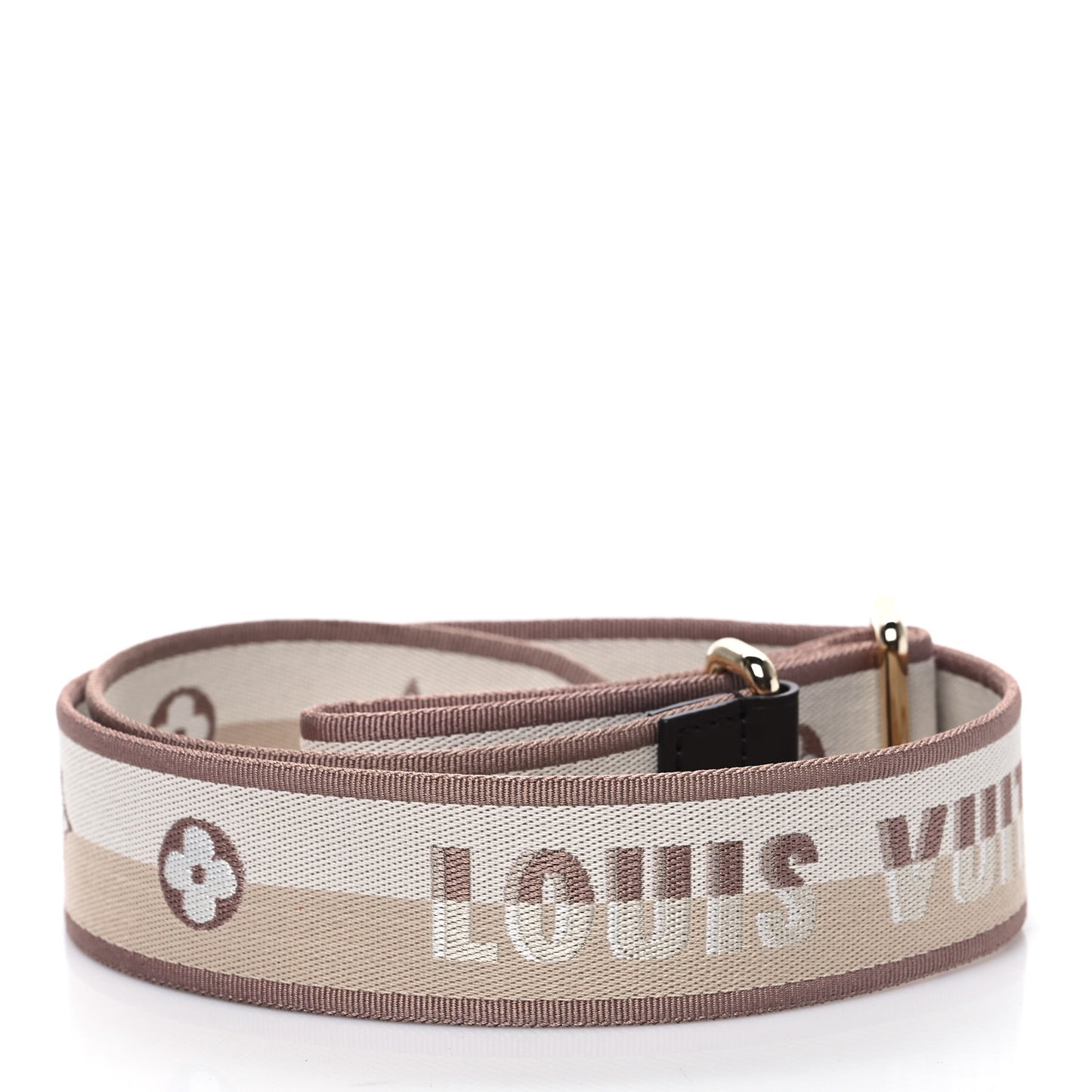 Jacquard Speedy Bandouliere 20 Shoulder Strap Beige Brown