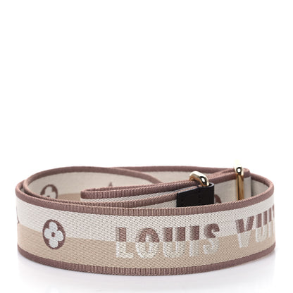 Louis Vuitton Jacquard Speedy Bandouliere 20 Shoulder Strap Beige Brown 2 of 3