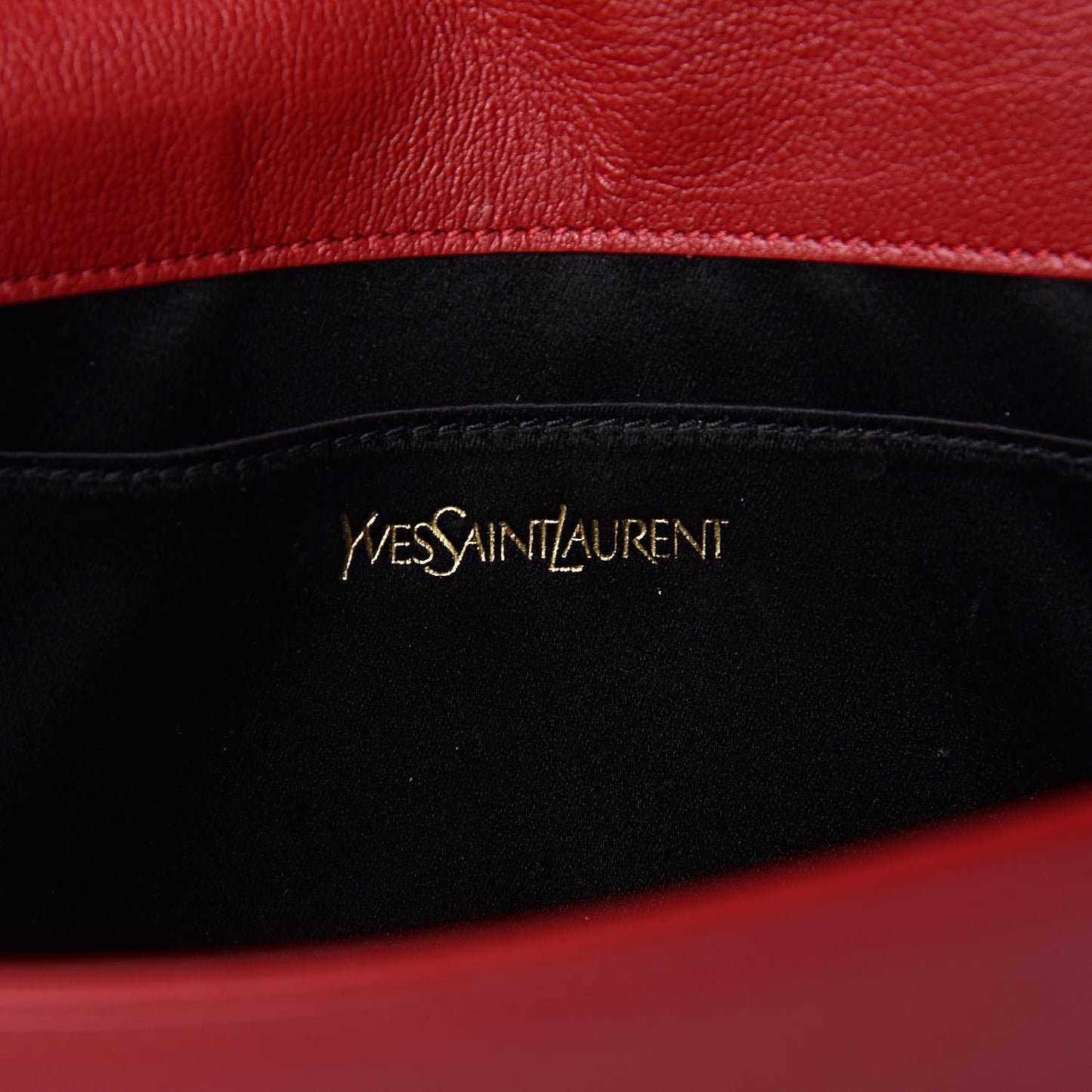 Calfskin Monogram Large Belle De Jour Clutch Red