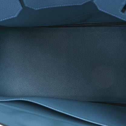 Hermes Togo Birkin 35 Bleu de Galice 5 of 11