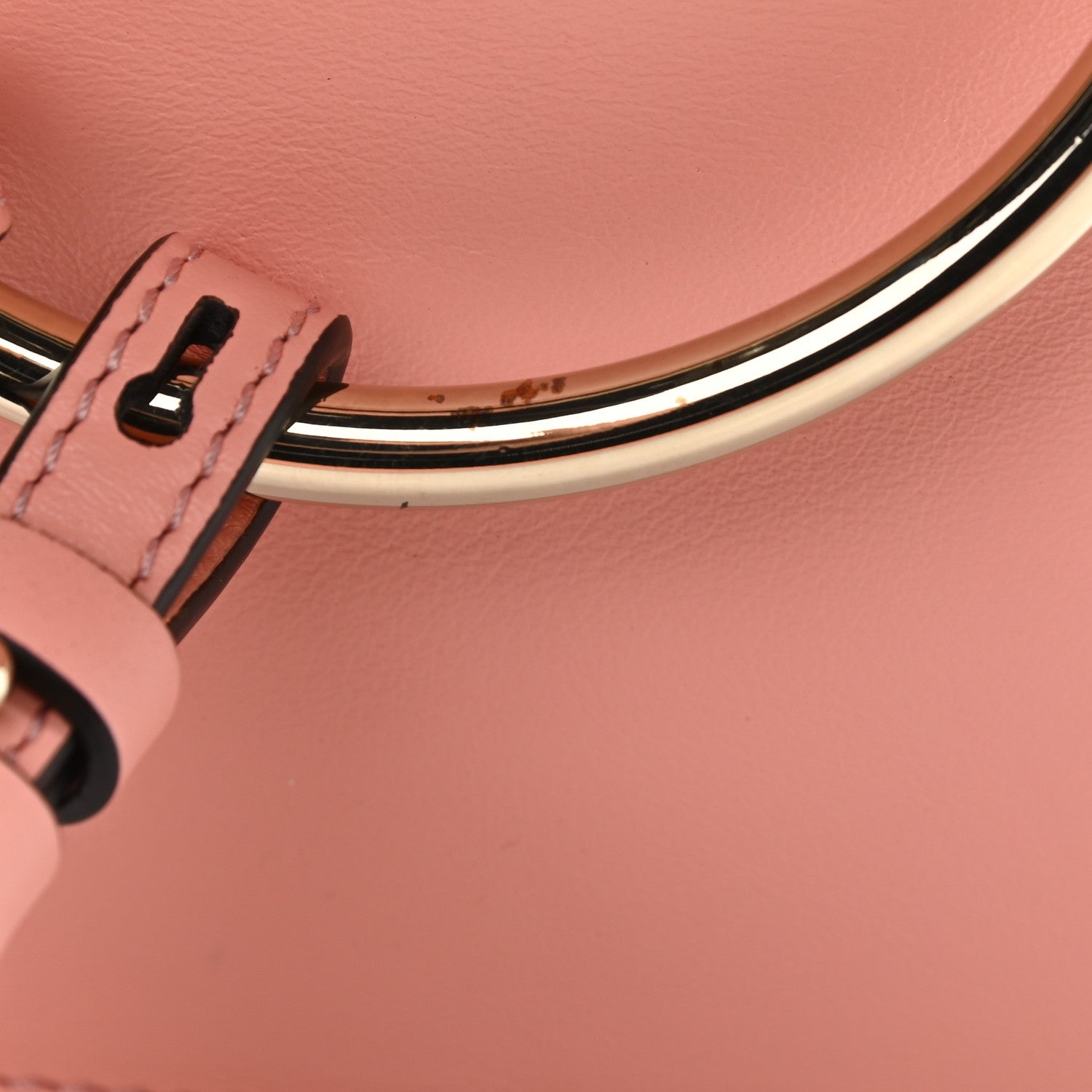 Chloe Suede Calfskin Mini Faye Bracelet Bag Ideal Blush 11 of 11