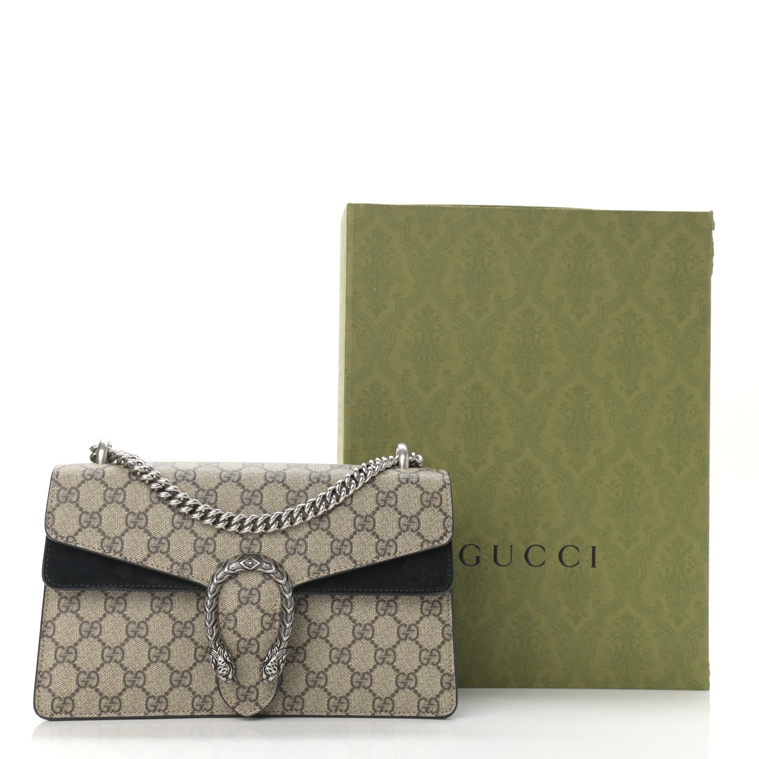 Gucci GG Supreme Monogram Small Dionysus Shoulder Bag Black 10 of 10