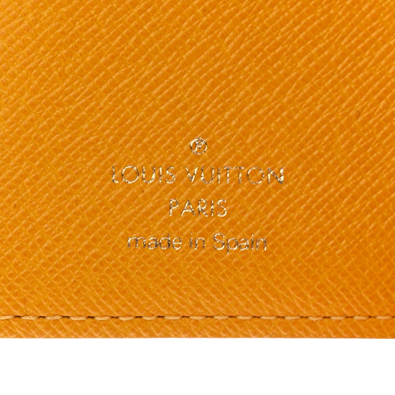 Louis Vuitton Monogram Groom Small Ring Agenda Cover Yellow 6 of 7