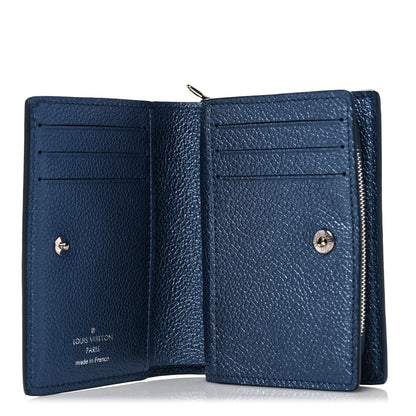 Louis Vuitton Metallic Empreinte Clea Wallet Navy Nacre 6 of 8