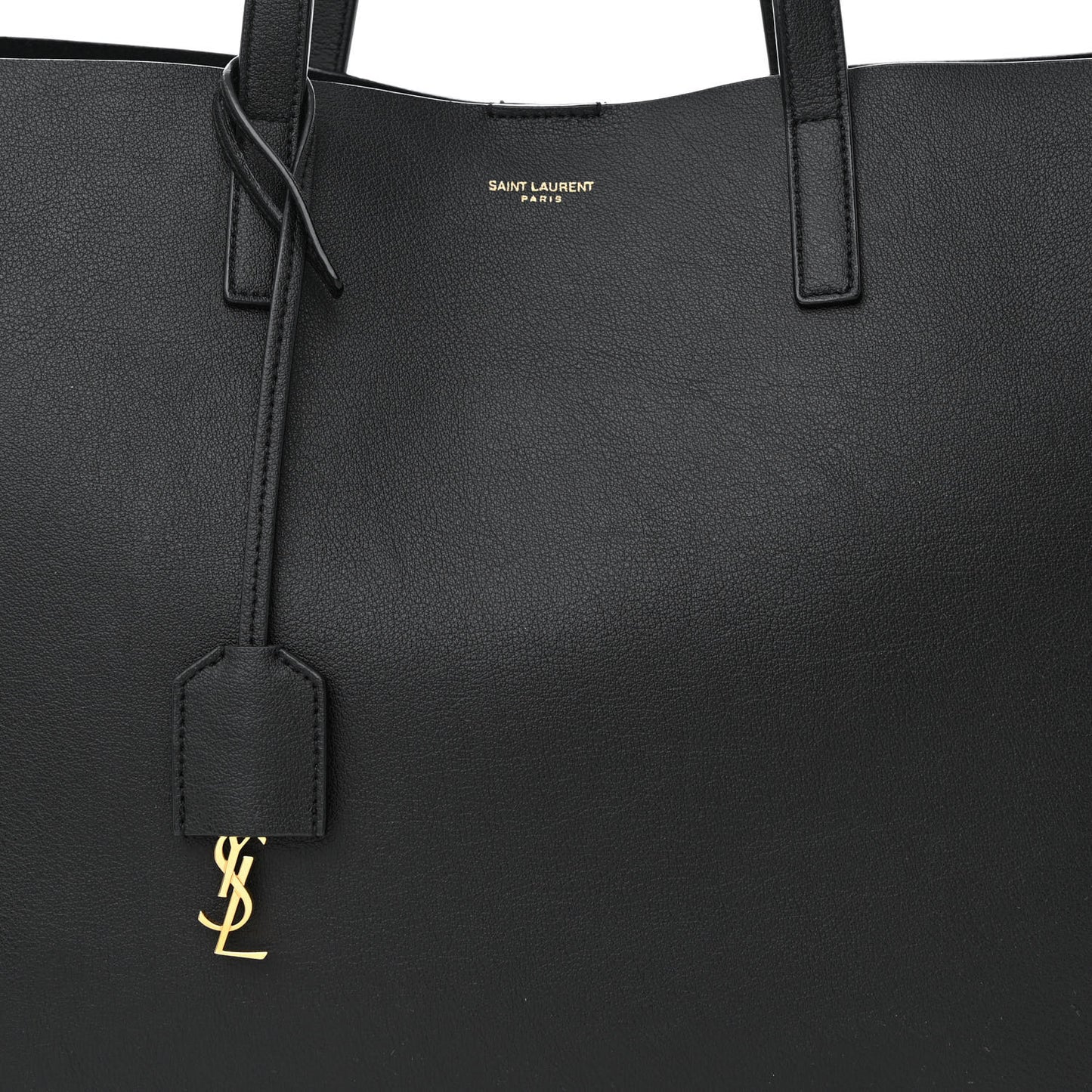 Calfskin Large Shopping Tote Black