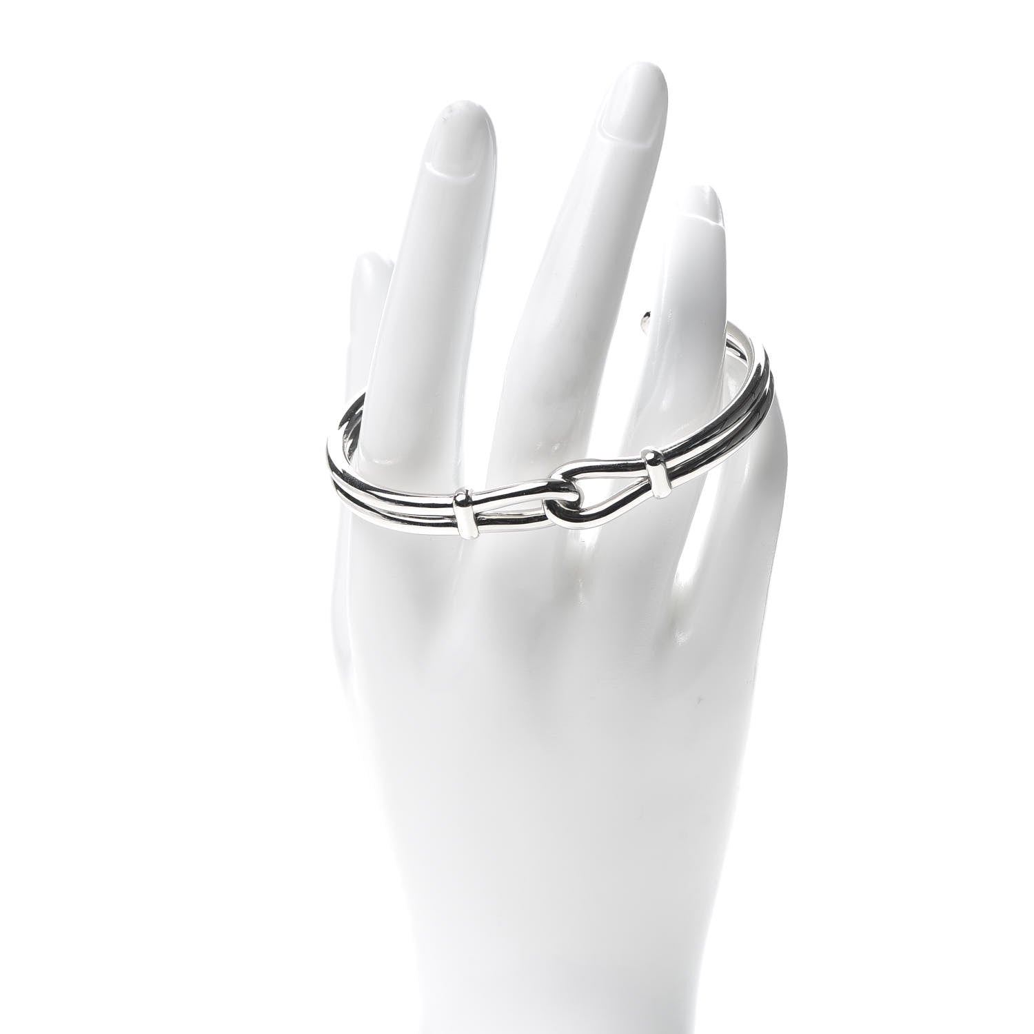 Tiffany Sterling Silver Paloma Picasso Knot Cuff Bracelet 2 of 5