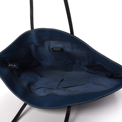 Fendi Vitello Elite Cuoio Monster Buggies Medium Roll Tote Black Multicolor Blue Cobalto 5 of 10