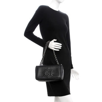 Chanel Caviar Medium Timeless CC Flap Black 2 of 7