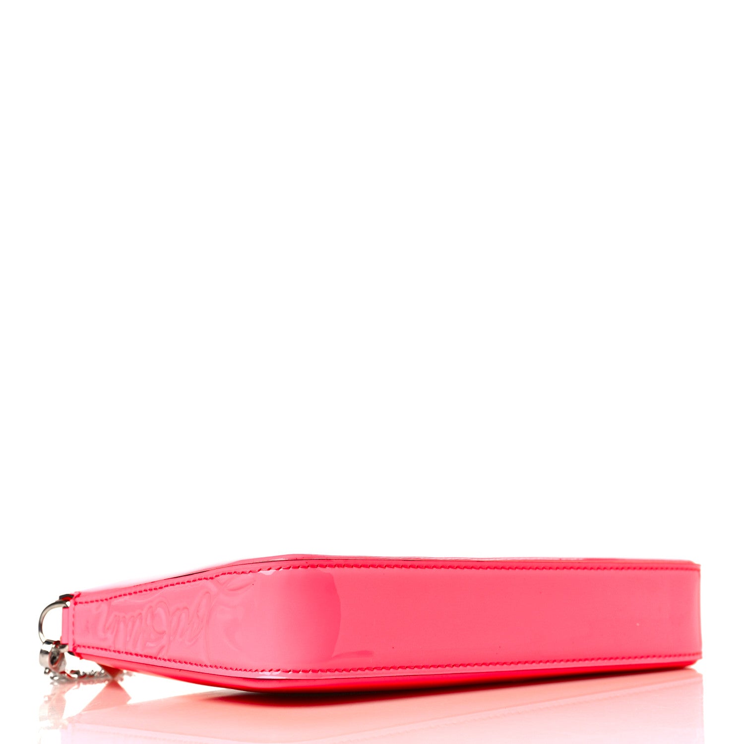 Christian Louboutin Patent Loubila Chain Clutch Piou Piou 6 of 9