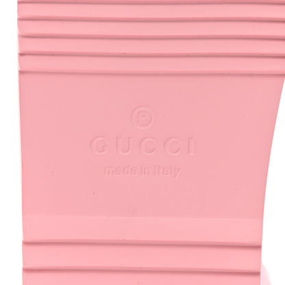 Gucci Rubber Mini Double G Womens Isla Dad Sandals 38 Wild Rose 8 of 11