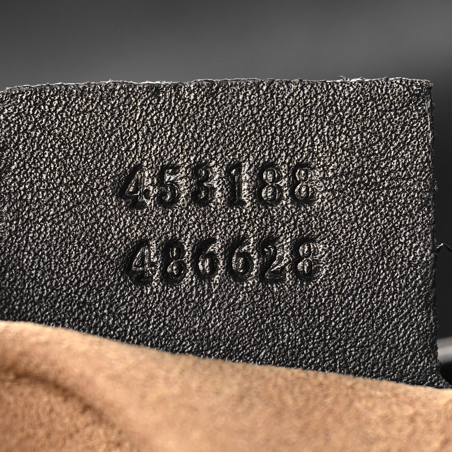 GG Supreme Monogram Calfskin Small Padlock Top Handle Bag Beige Black Cuir