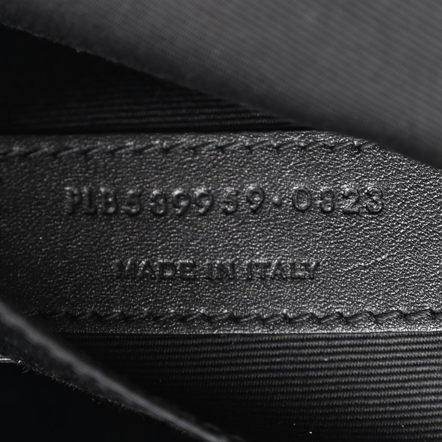 Saint Laurent Grain De Poudre Monogram Belt Bag Black 7 of 13