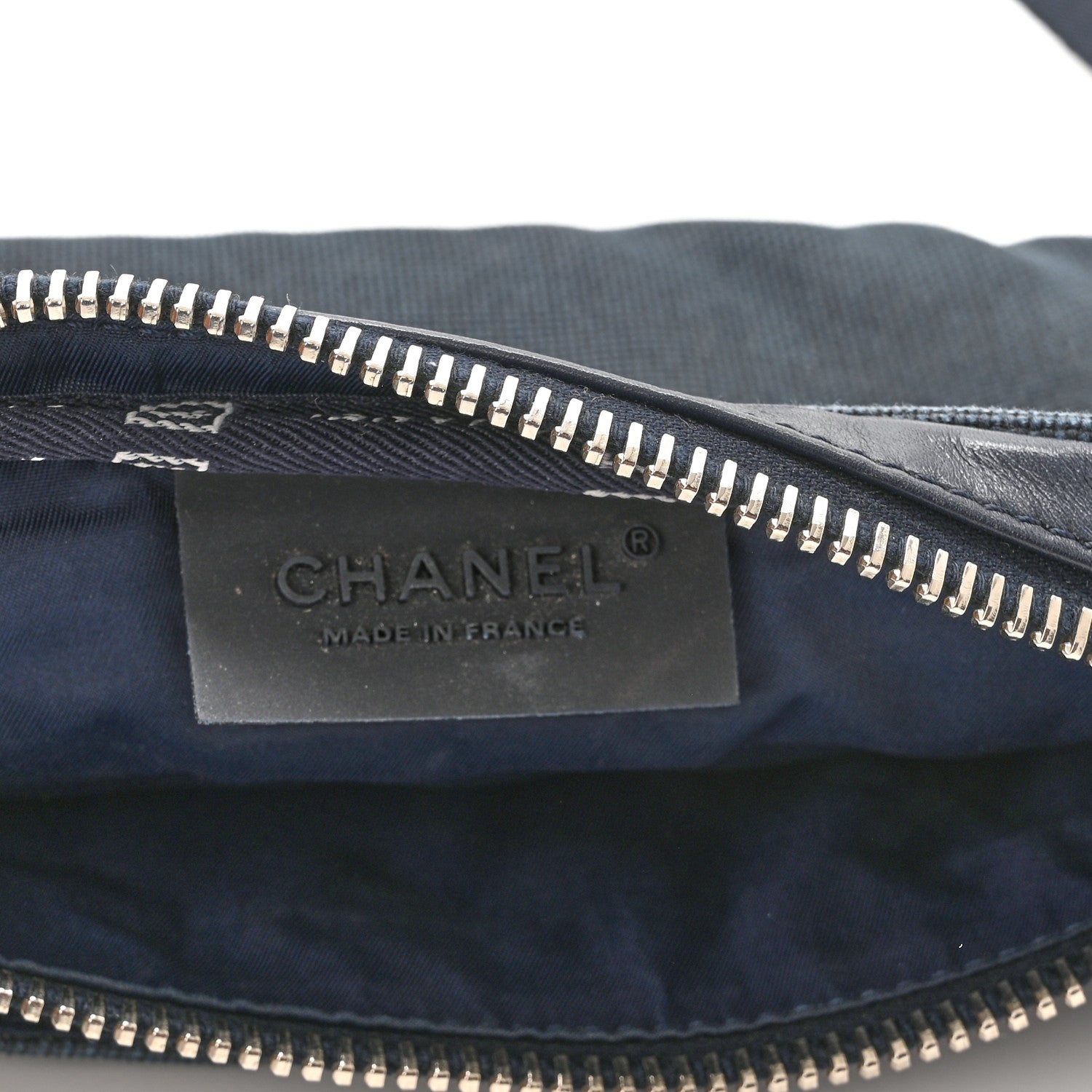 Chanel Canvas Sport Logo Waist Belt Bag Navy 6 of 10