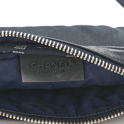 Chanel Canvas Sport Logo Waist Belt Bag Navy 6 of 10