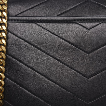 Saint Laurent Lambskin Matelasse Monogram Medium Niki Chain Satchel Black 12 of 12