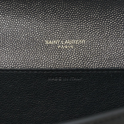 Saint Laurent Grain de Poudre Uptown Chain Wallet Storm 7 of 10