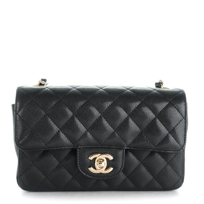 Chanel Caviar Quilted Mini Rectangular Flap Black 1 of 8