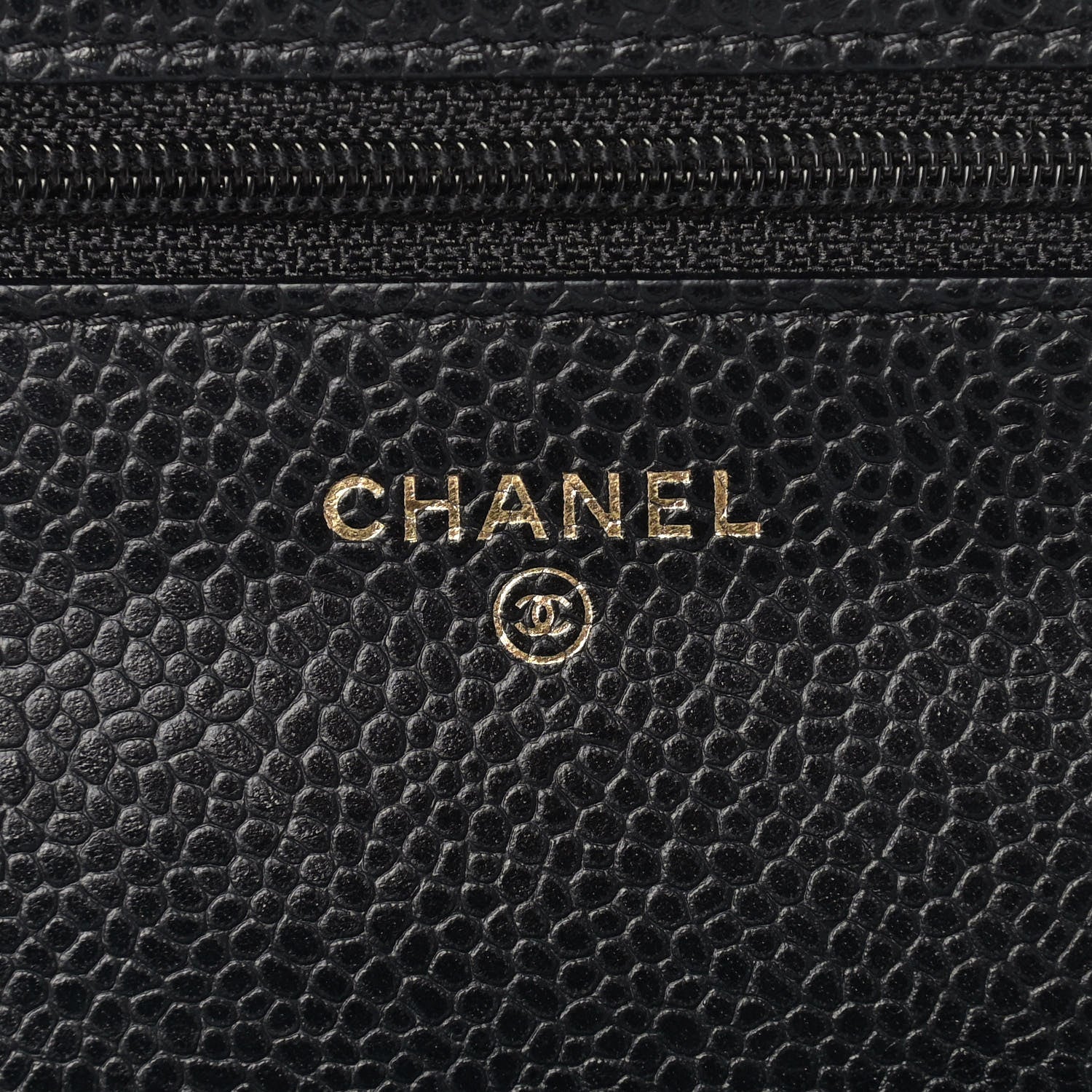 Chanel Caviar Quilted Wallet On Chain WOC Black 6 of 12
