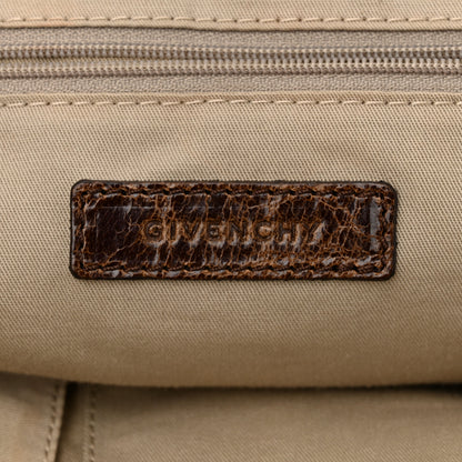 Givenchy Crackled Calfskin Medium Nightingale Light Brown 7 of 11