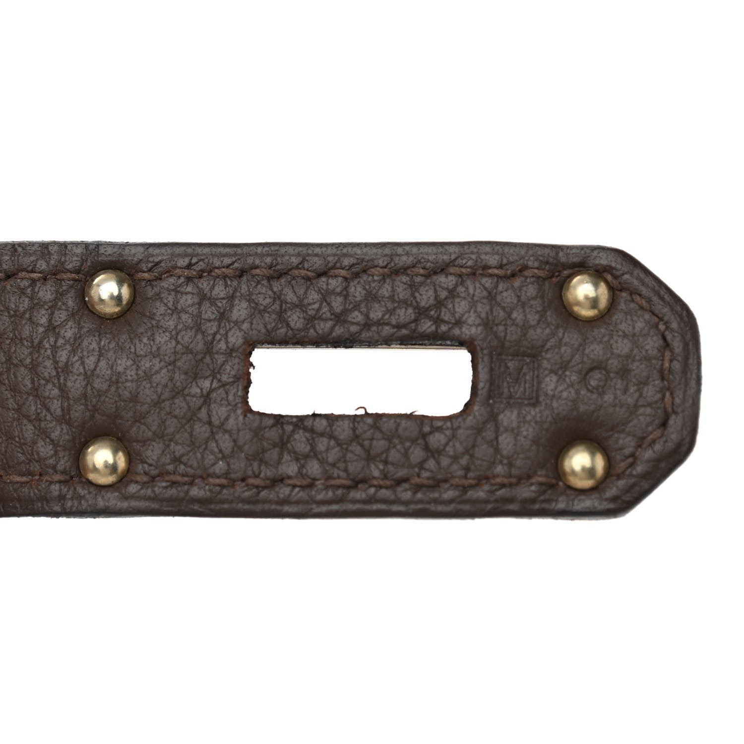 Hermes Taurillon Clemence Jypsiere 34 Chocolate 7 of 11