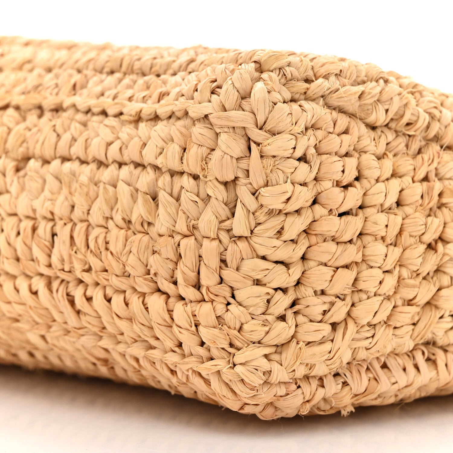 Saint Laurent Raffia Calfskin Gaby Crossbody Bag Natural Brick 9 of 11