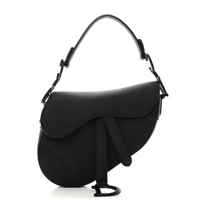 Christian Dior Ultra Matte Calfskin Mini Saddle Bag Black 1 of 9