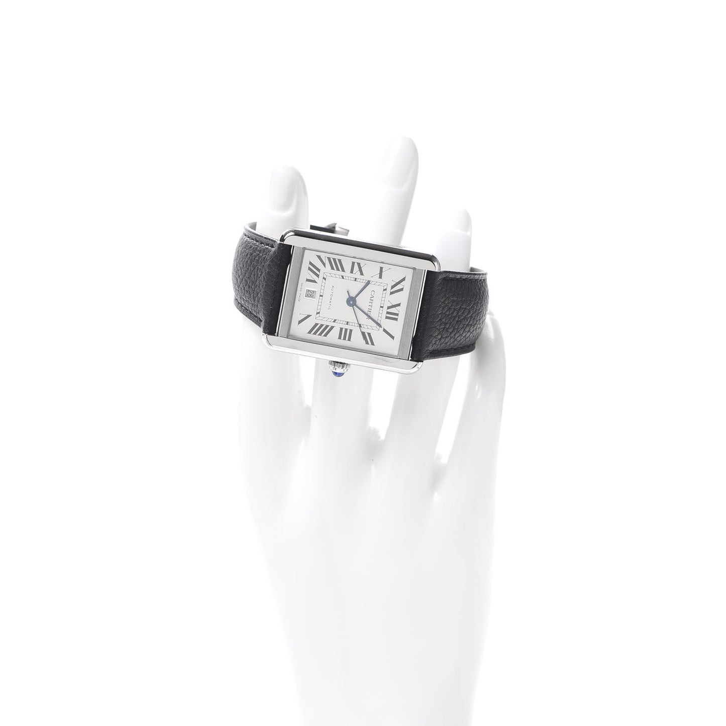 Stainless Steel Calfskin 31mm Tank Solo Automatic Watch