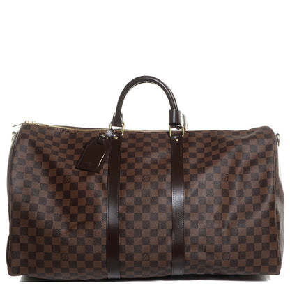 Louis Vuitton Damier Ebene Keepall Bandouliere 55 1 of 7