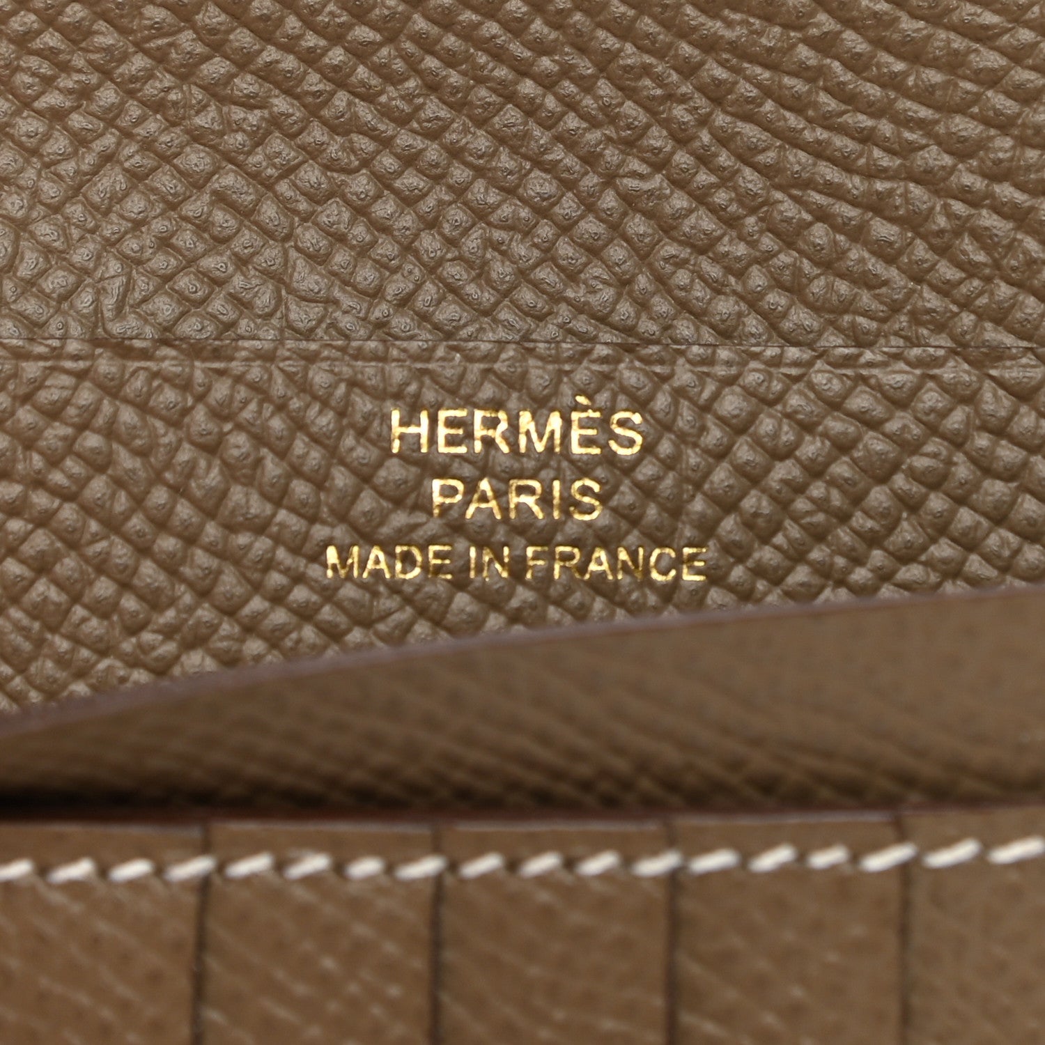 Hermes Epsom Bearn Compact Wallet Etoupe 6 of 8