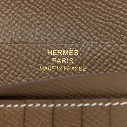 Hermes Epsom Bearn Compact Wallet Etoupe 6 of 8