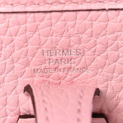 Hermes Taurillon Clemence Evelyne TPM Rose Sakura 6 of 11