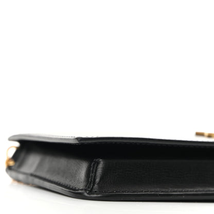 Saint Laurent Smooth Calfskin Monogram Phone Holder Crossbody Black 8 of 9
