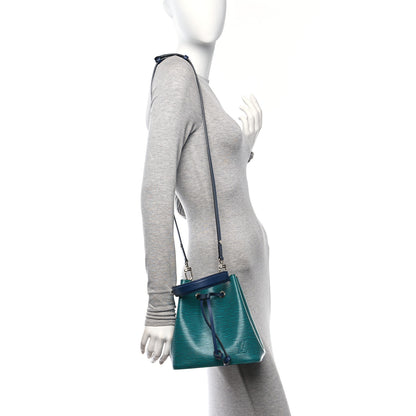 Louis Vuitton Epi Neonoe BB Emerald Indigo 2 of 10