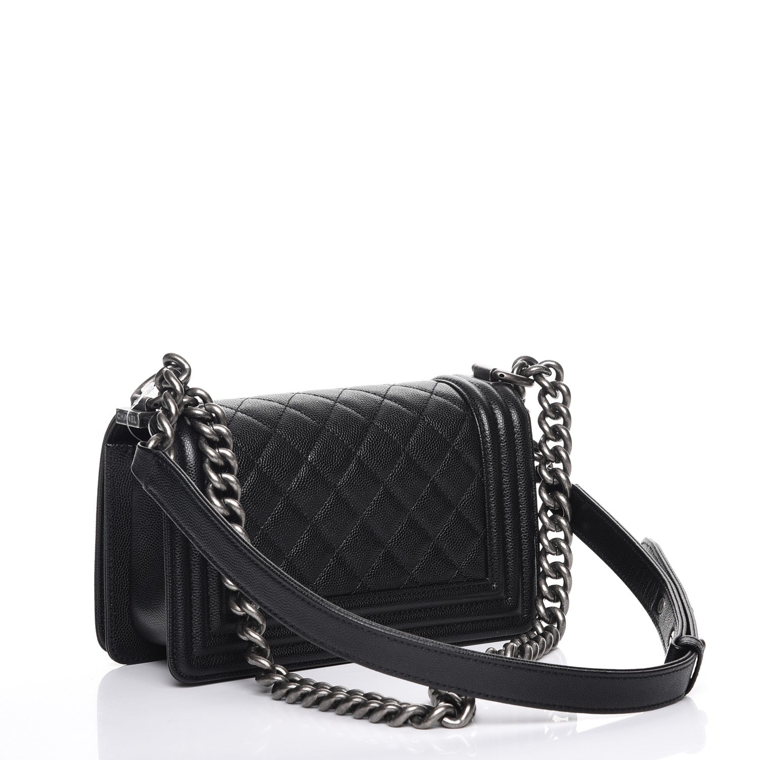 Chanel Caviar Quilted Small Boy Flap Black 3 of 8