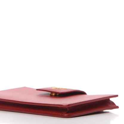 Prada Saffiano Metal Phone Wristlet Crossbody Wallet Rosso 7 of 9