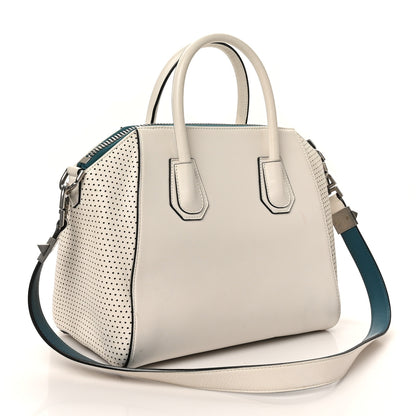 Givenchy Lambskin Perforated Small Antigona White 3 of 9