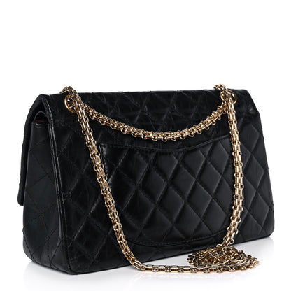 Chanel Aged Calfskin Quilted 2.55 Reissue 226 Flap Black 3 of 11