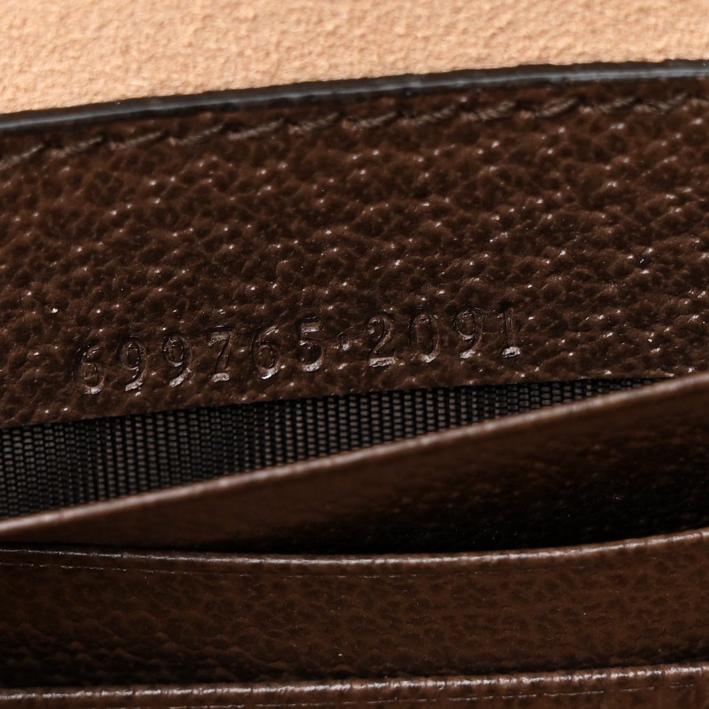 GG Supreme Monogram Textured Dollar Calfskin Web Ophidia Belt Bag 95 38 Beige Ebony New Acero