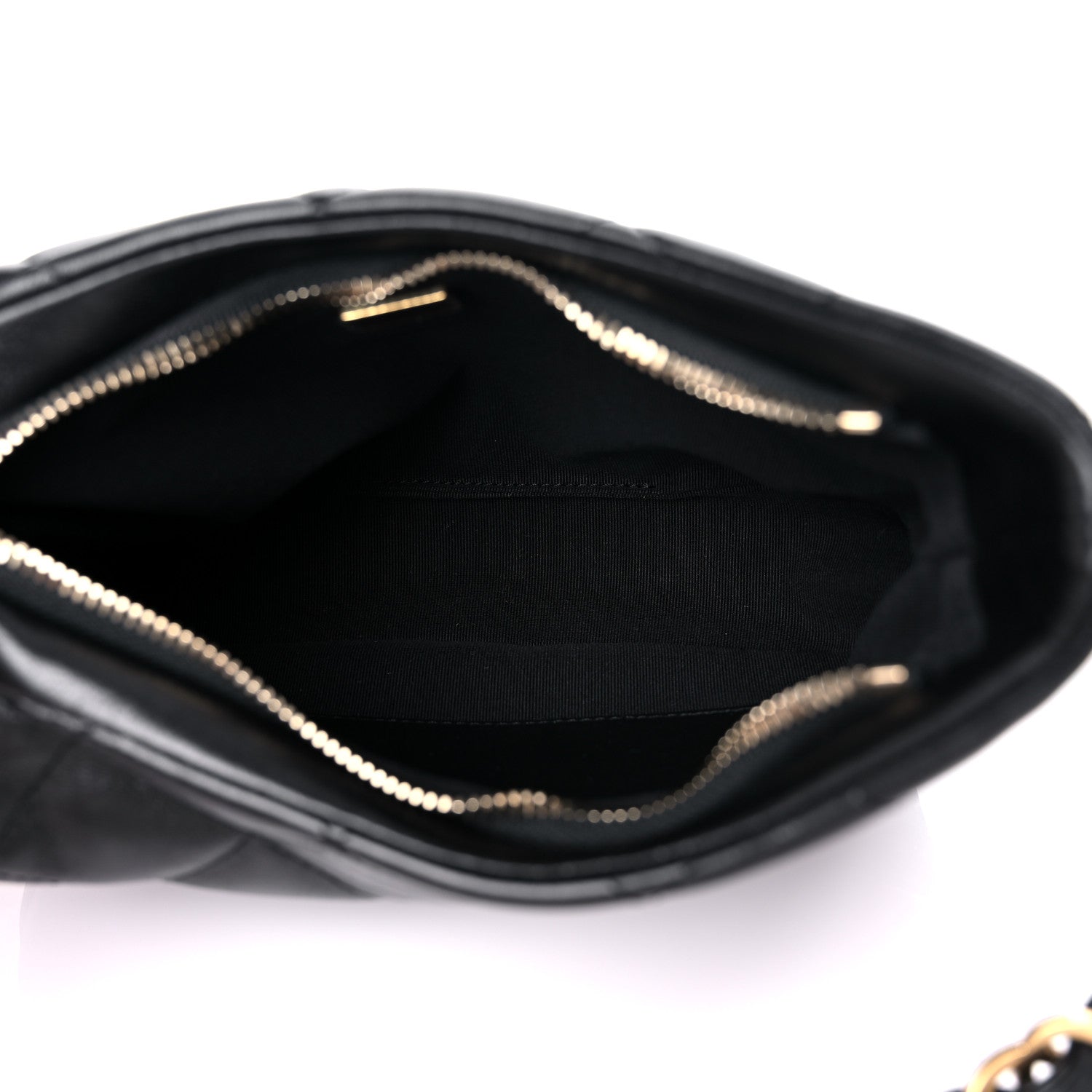 Chanel Lambskin Quilted Hobo Black 4 of 9