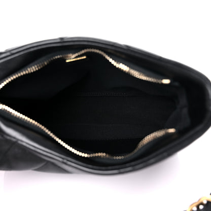 Chanel Lambskin Quilted Hobo Black 4 of 9