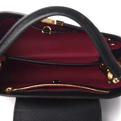 Louis Vuitton Taurillon Capucines PM Black 6 of 13