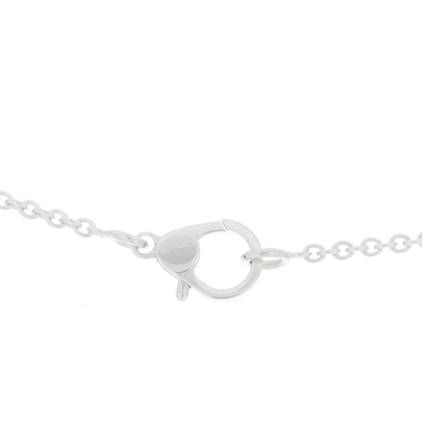 18K White Gold Diamond Finesse Pendant Necklace