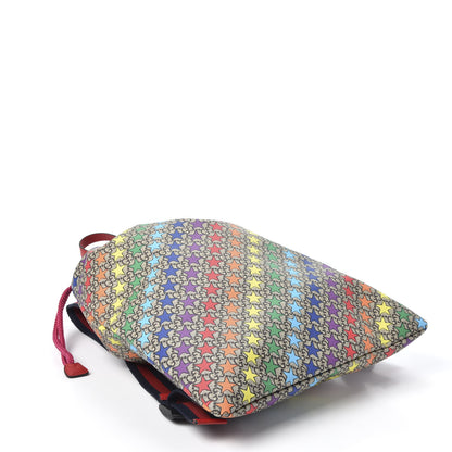 Gucci Soft GG Supreme Monogram Star Print Childrens Drawstring Backpack Multicolor 3 of 9