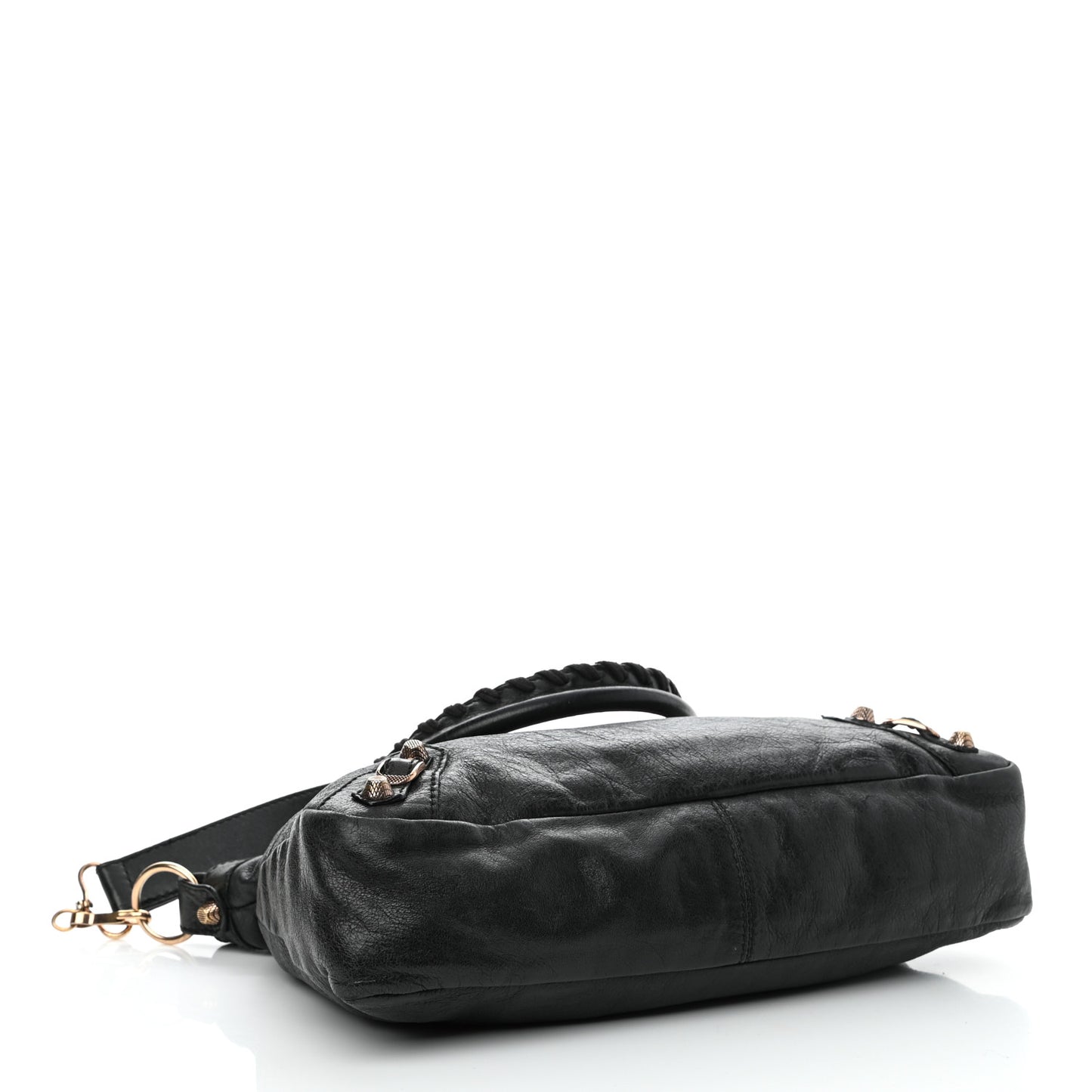 Agneau Giant 12 Rose Gold Hardware Town Black
