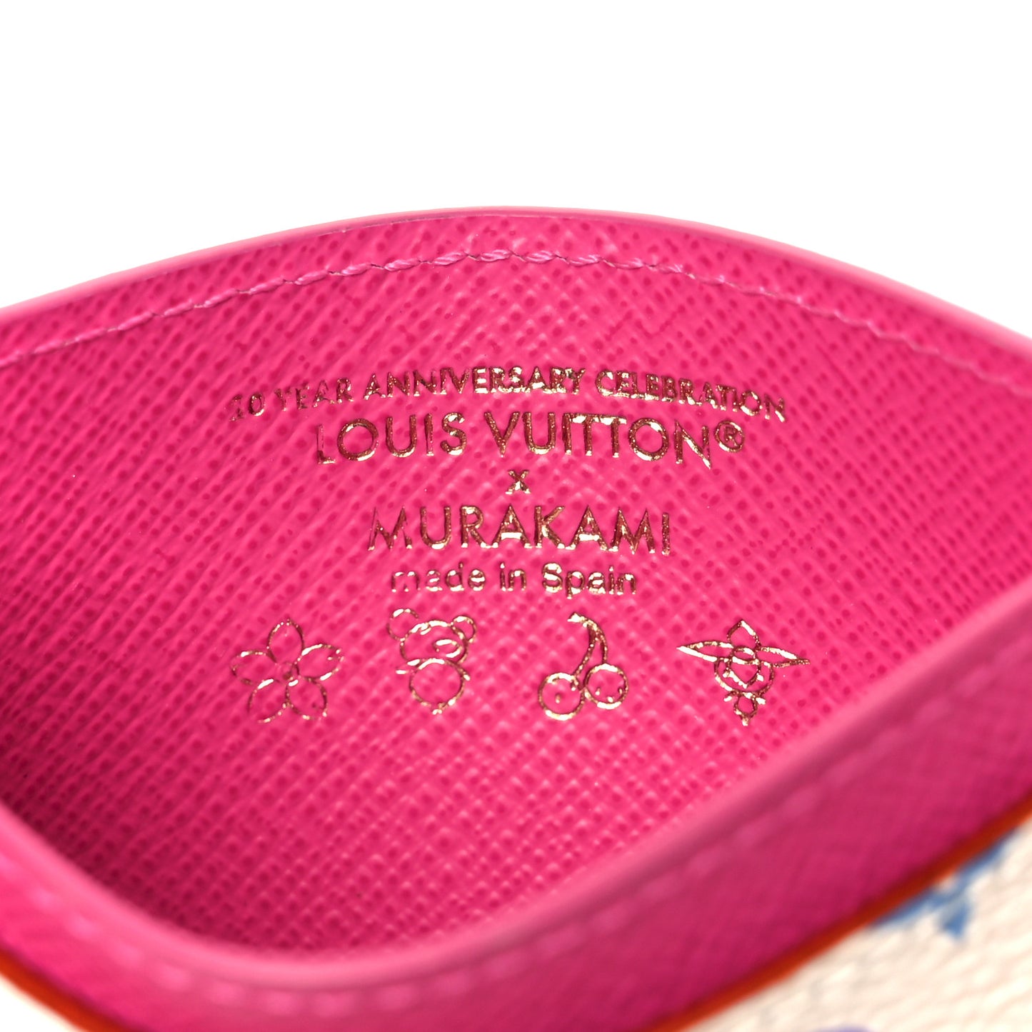 LV X TM Monogram Multicolor Card Holder Kawaii Pink