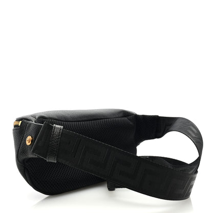 Versace Grained Calfskin Vanitas Medea Belt Bag Black 2 of 8