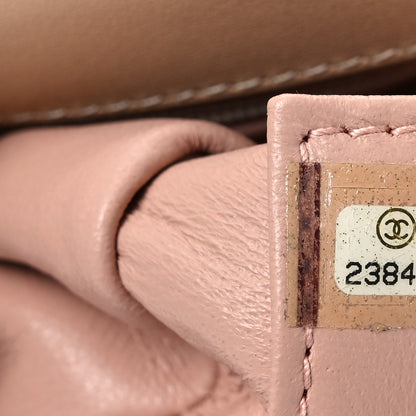 Chanel Caviar Quilted Medium CC Filigree Flap Beige 7 of 11