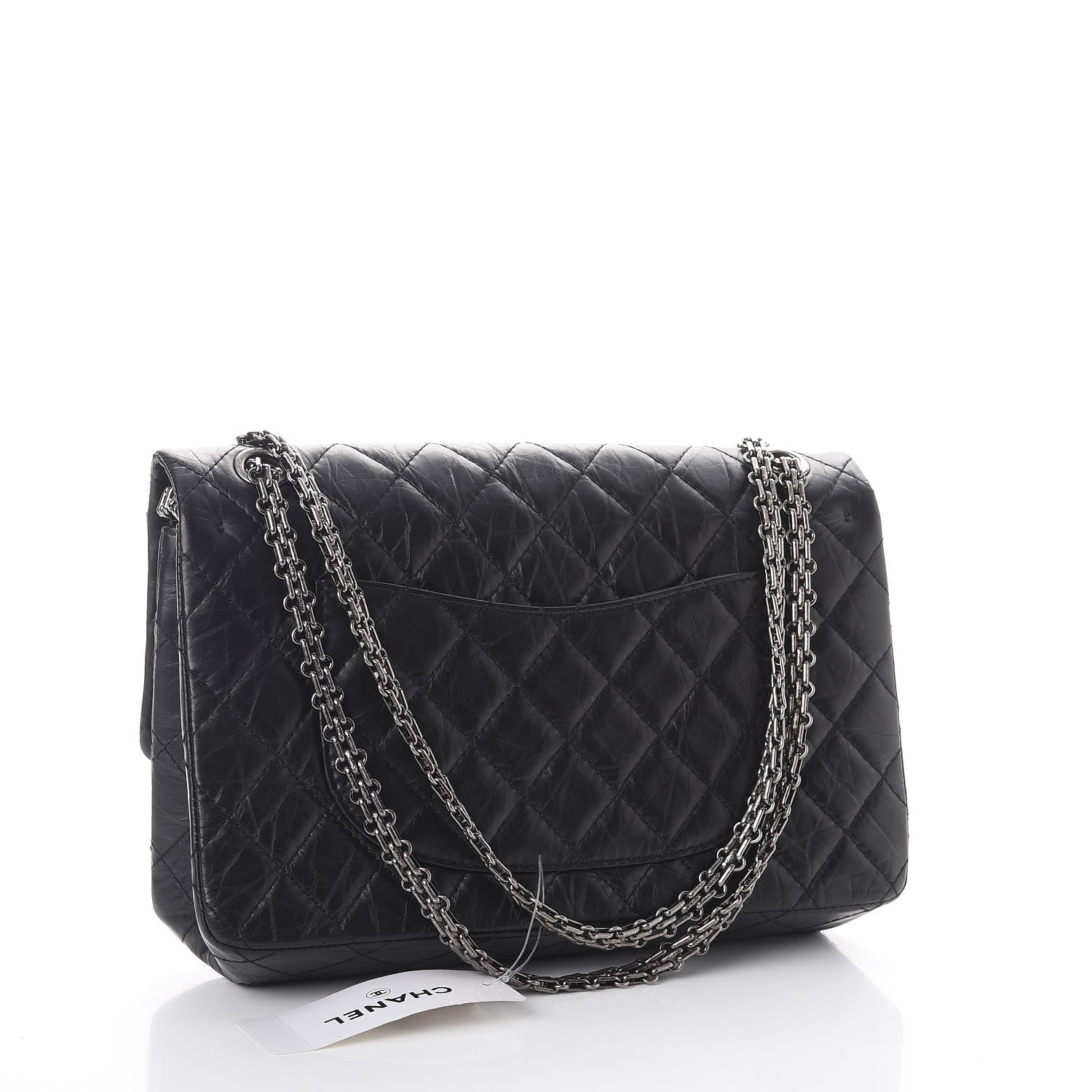 Chanel Aged Calfskin Quilted 2.55 Reissue 226 Flap Black 3 of 8