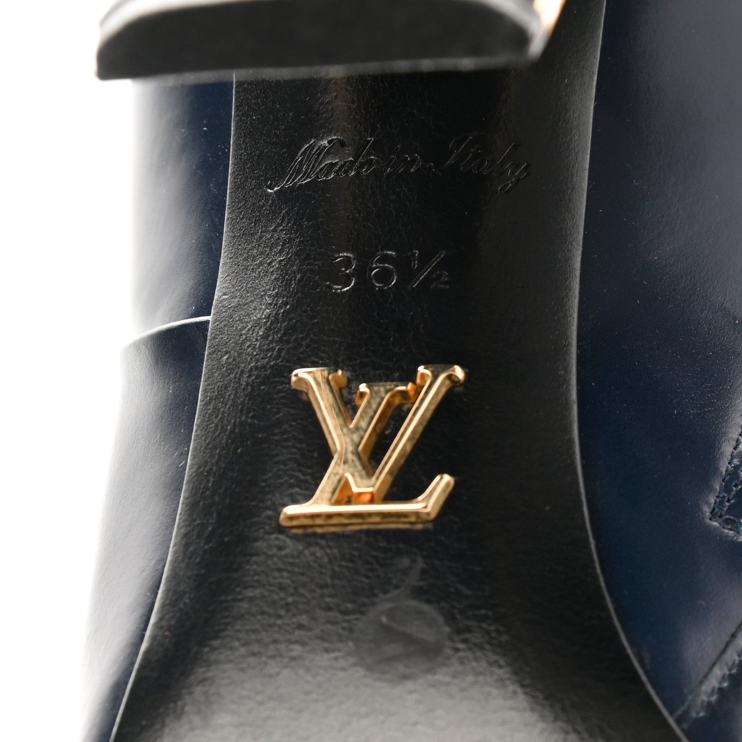 Louis Vuitton Calfskin Provoc Ankle Boots 36.5 Marine 6 of 9