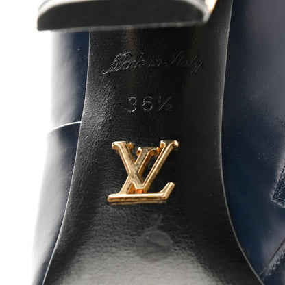 Louis Vuitton Calfskin Provoc Ankle Boots 36.5 Marine 6 of 9